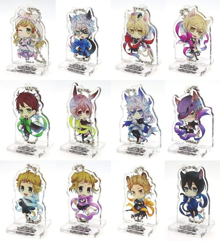 BLACK WOLVES SAGA Chibi Acrylic Stand Keychain Set Japan Used Japan