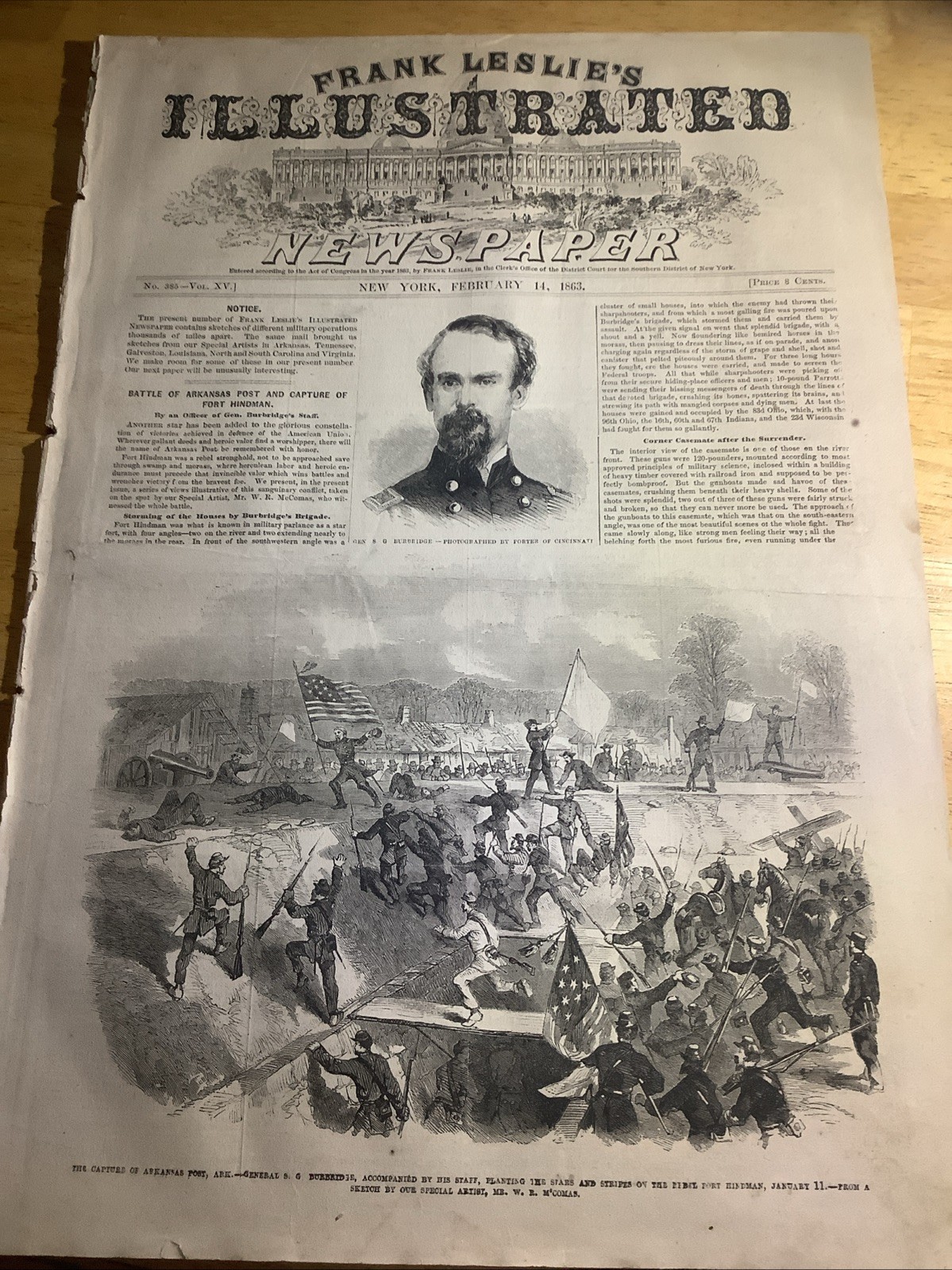 1863 FRANK LESLIE’S CIVIL WAR NEWSPAPER ~ GREAT CIVIL WAR ERA CONTENT 🇺🇸