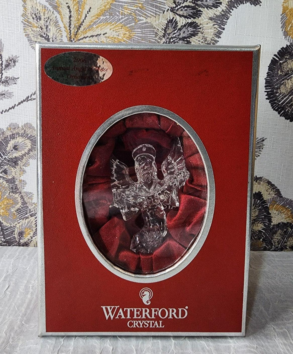 Vintage Waterford Crystal 2006 Angel of Peace Annual Christmas Ornament NOS Box