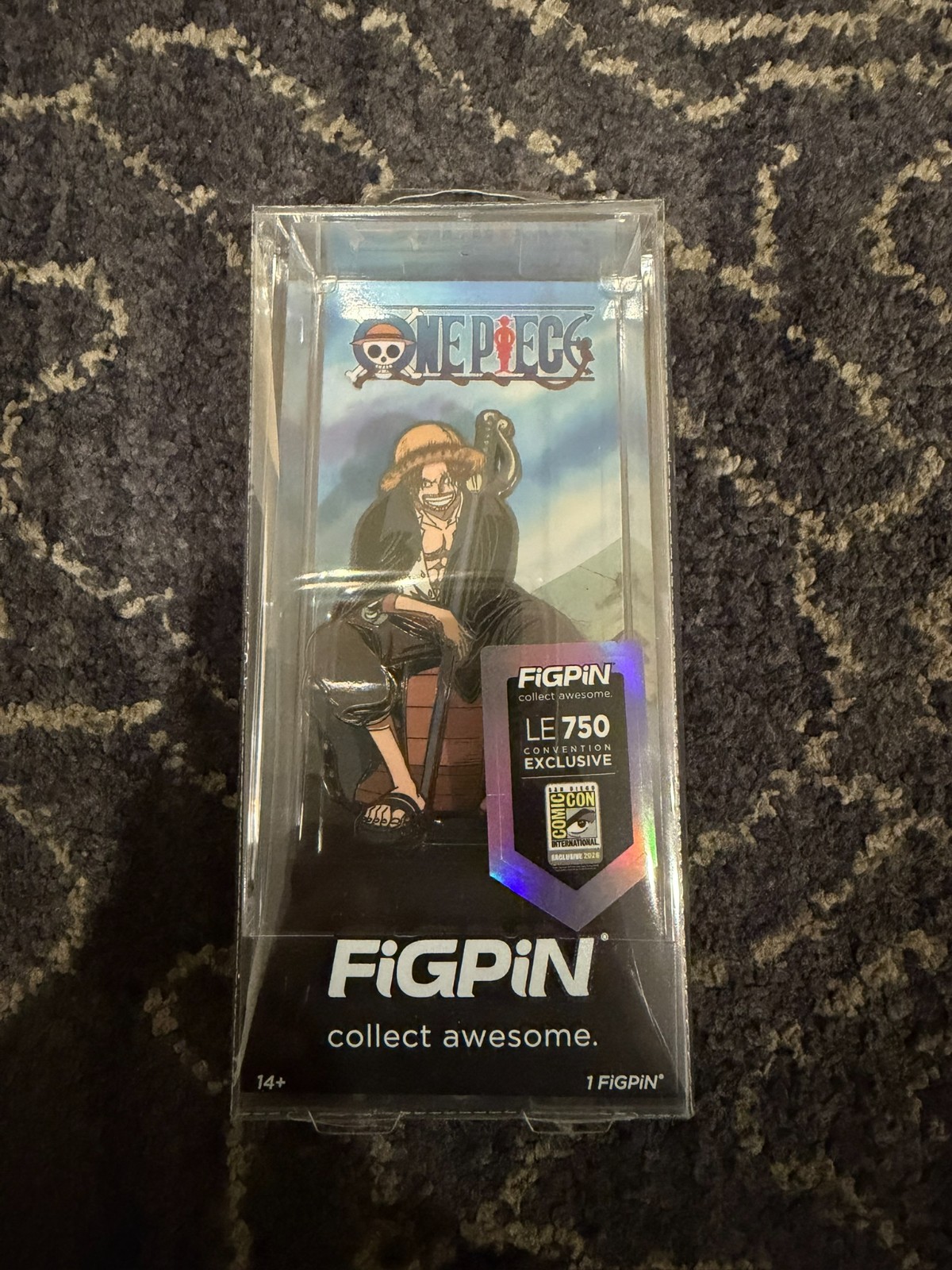 SDCC 2026 Comic Con Exclusive FiGPiN - One Piece Shanks LE 750