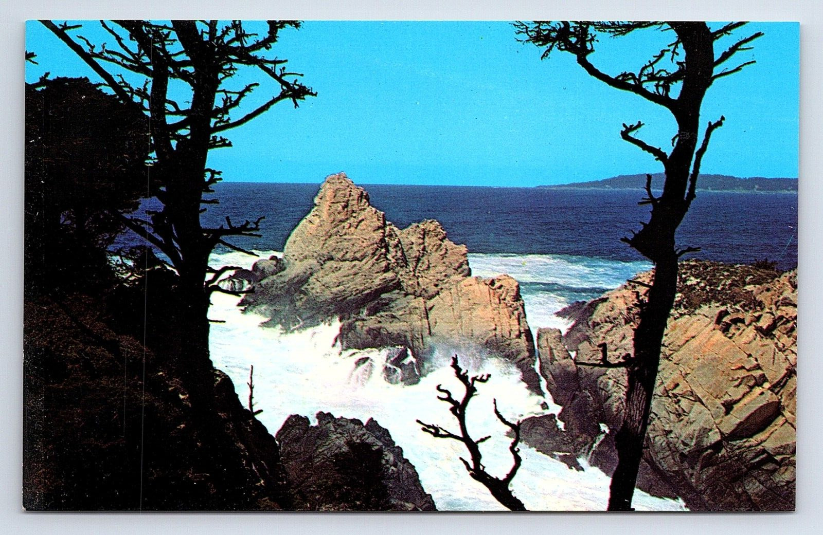 Postcard Spectacular Pinnacle Point Lobos State Park Carmel California CA