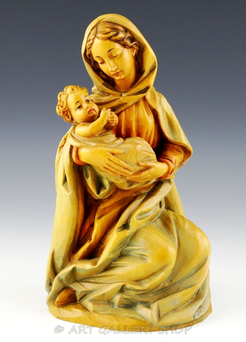 ANRI Wood Carving Figurine 8-1/4
