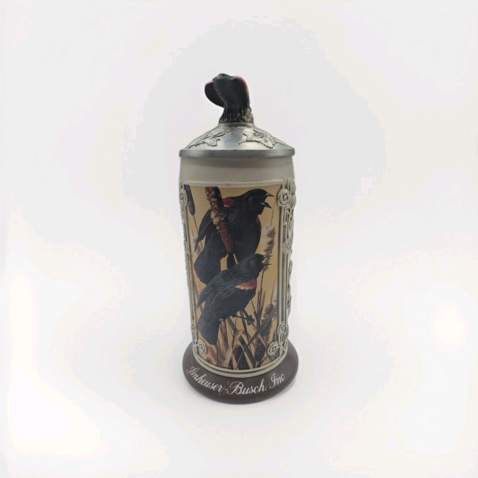 2001 Anheuser-Busch American Songbirds Stein Red-Winged Blackbird CS435 Animals