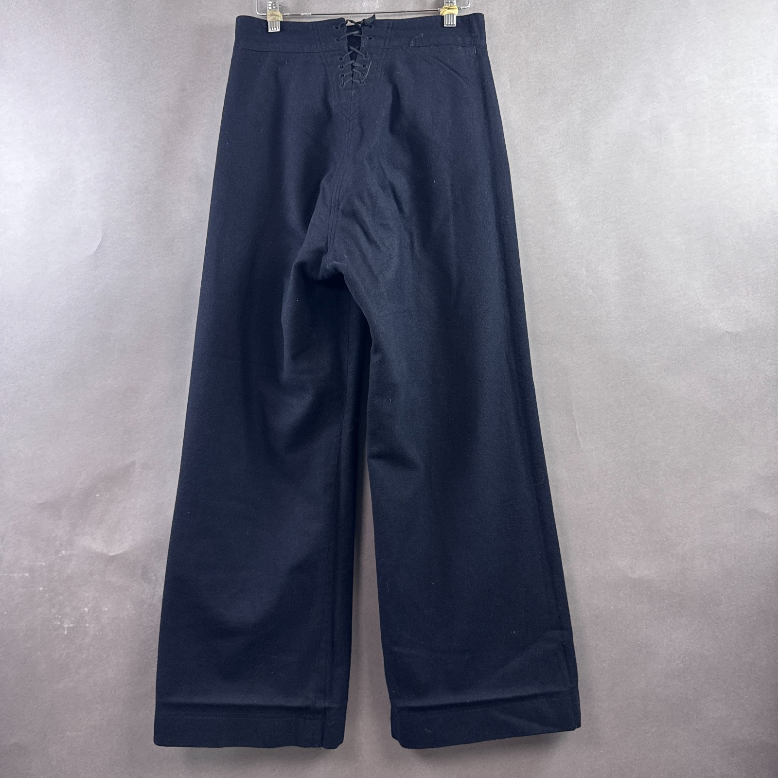 Vintage US Navy Sailor Pants Mens 29 Blue Sailor Crackerjack Bell Bottom US 60s