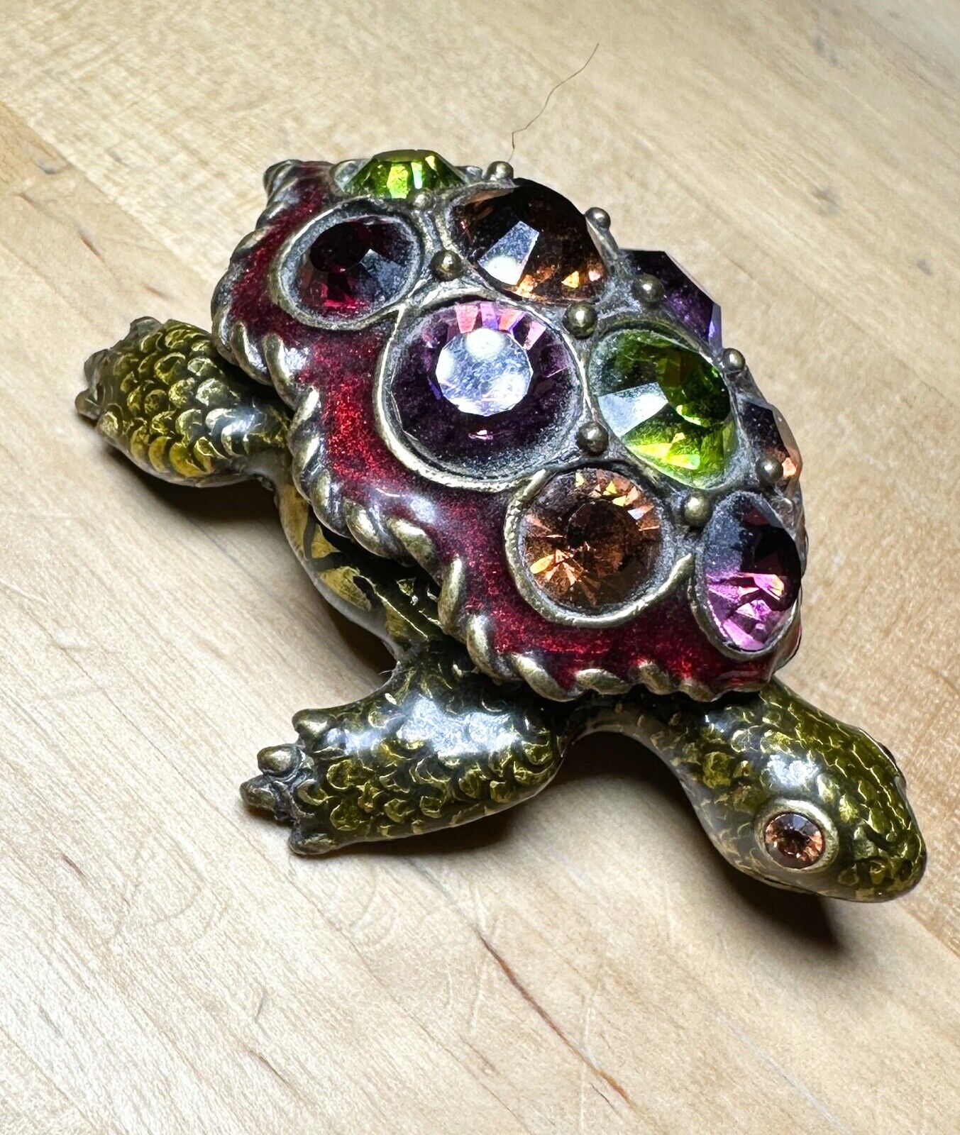 Jay Strongwater Swarovski Jeweled Turtle Small Trinket Box - Beautiful