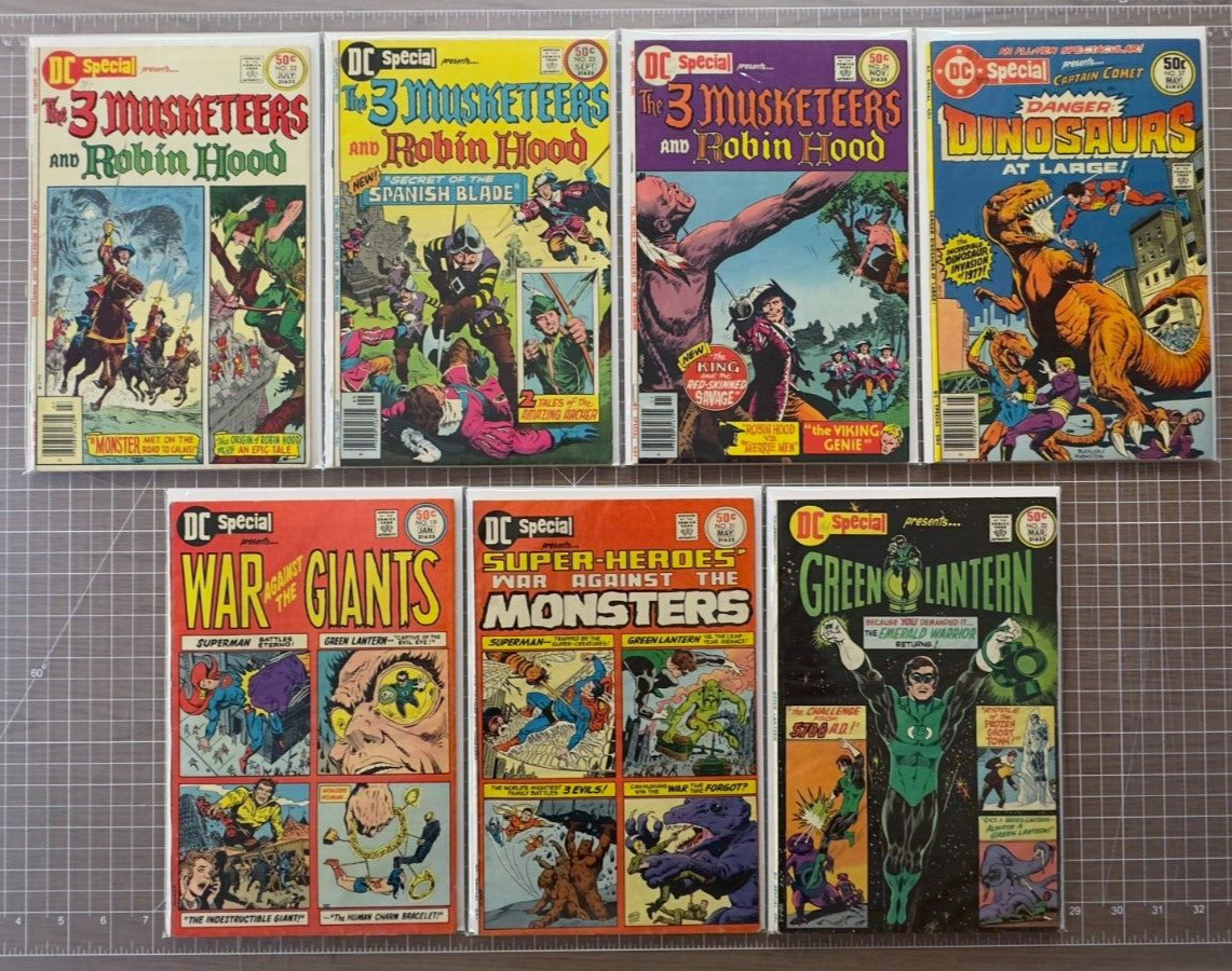 DC Special Series Comic Lot of 7 1976-1977 3.0-7.0 #22 23 24 27 20 21 19