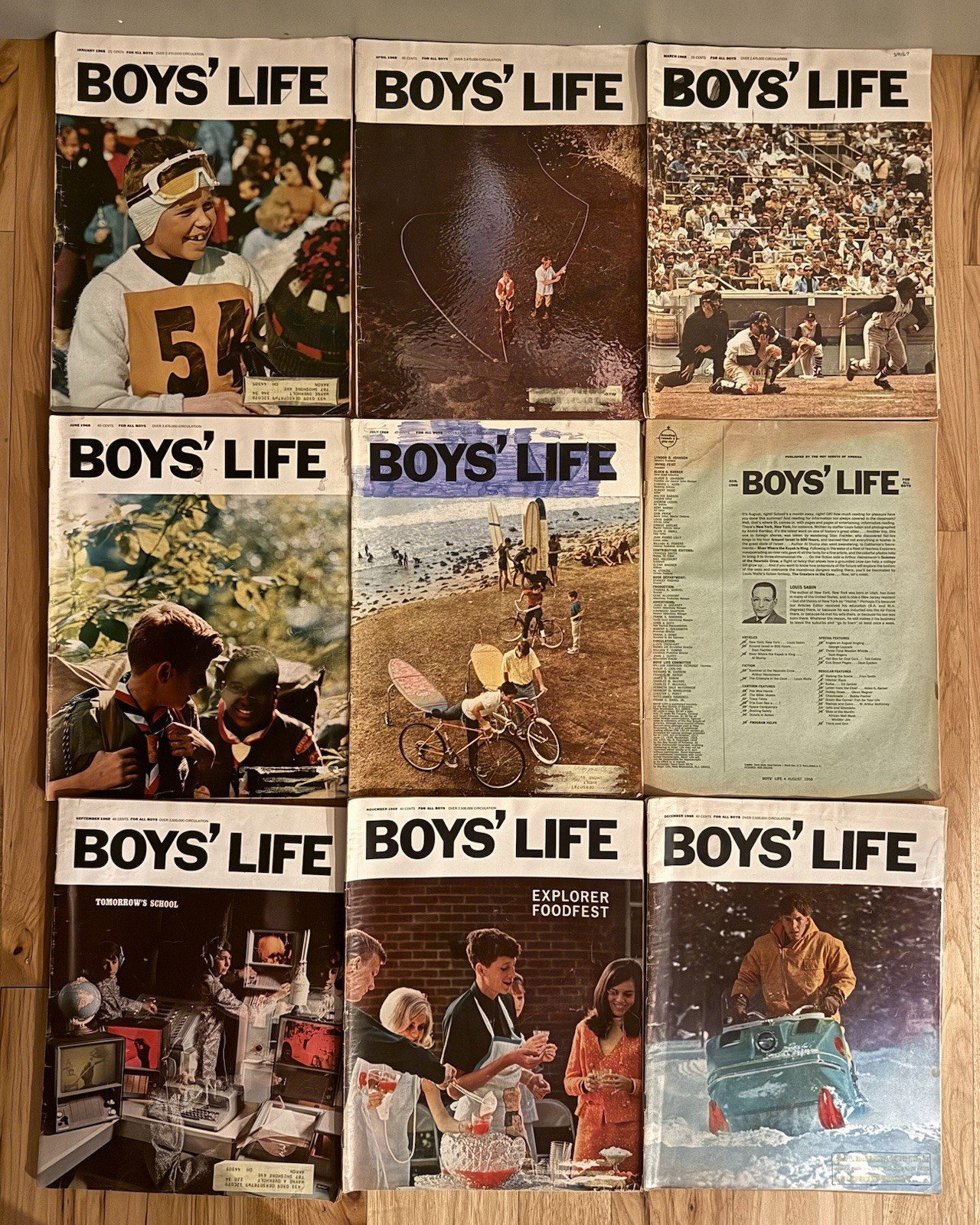 9 - Boys' Life Magazines from 1968 9 - Boys' Life Magazines from 1968