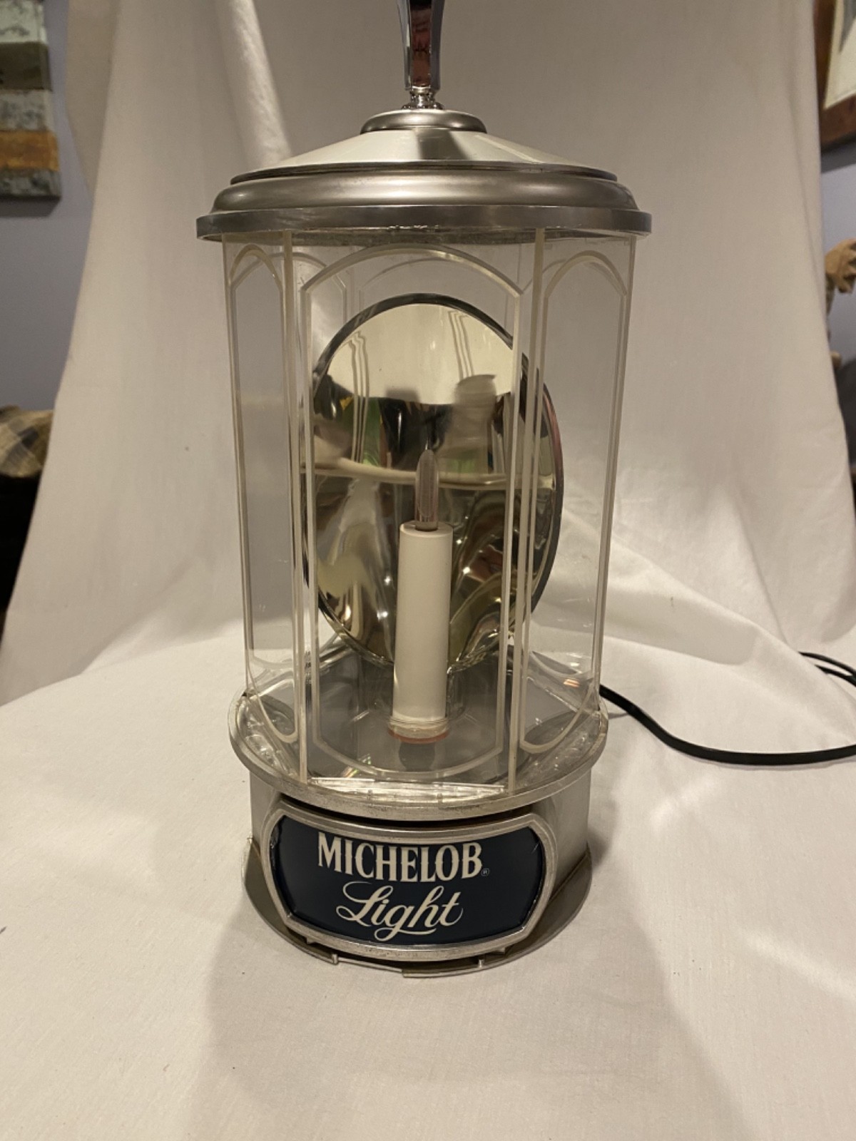 Vintage Michelob Light wall sconce (1982)