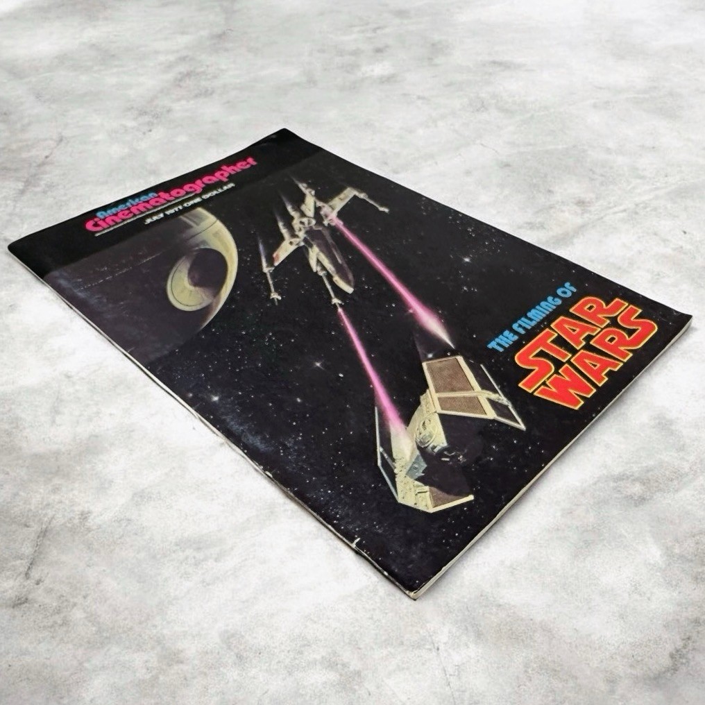 Vintage July 1977 American Cinematographer Magazine Star Wars BTS ILM