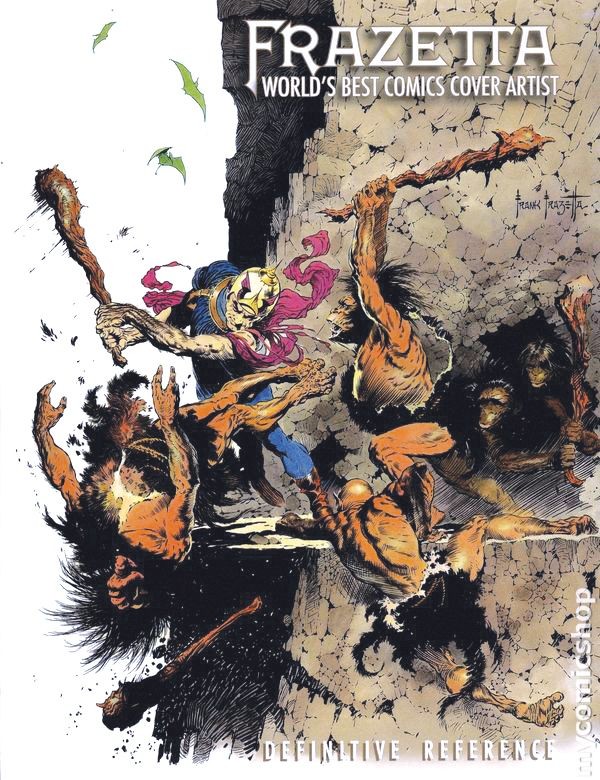 Frazetta World\'s Best Comics Cover Artist HC Definitive Reference 1DLX NM 2024