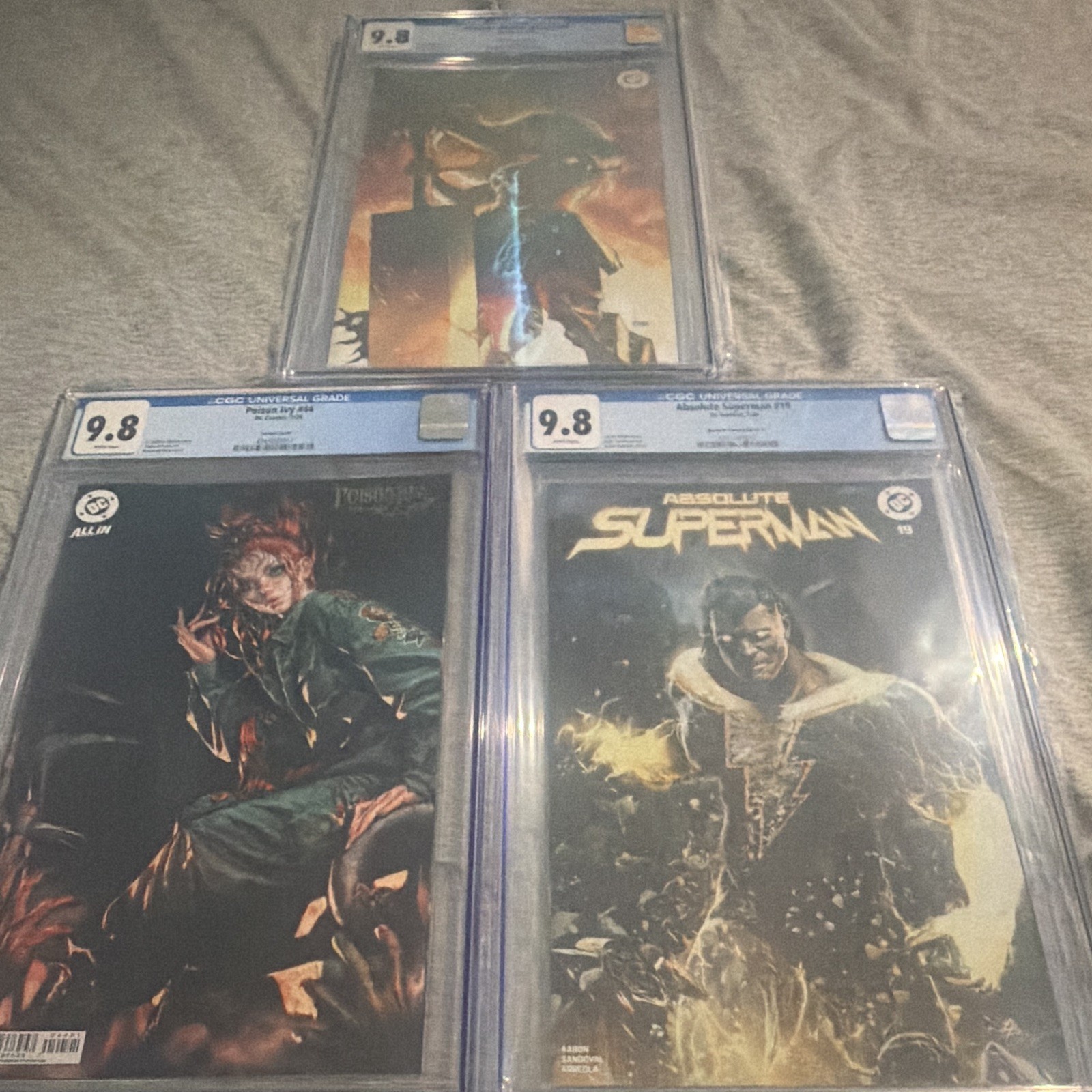 DC CGC 9.8 Slabs Set: Absolute Wonder Woman, Poison Ivy, and Absolute Superman