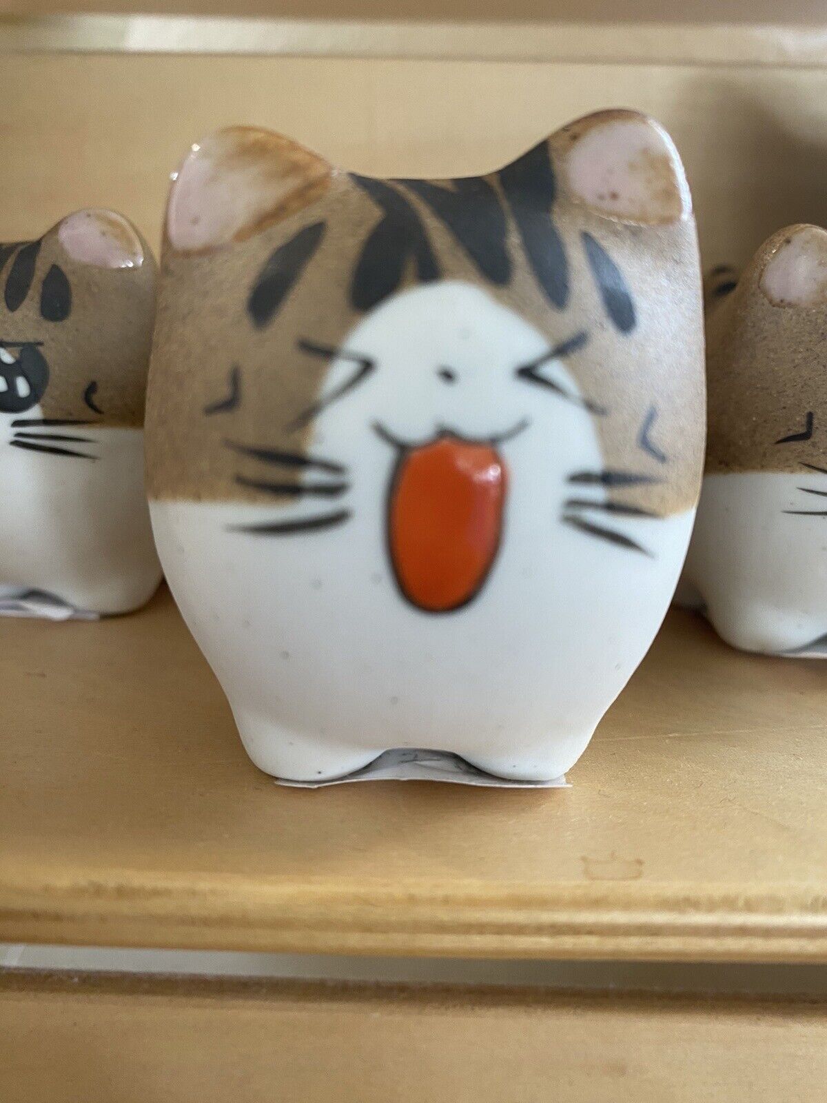Small Cat Planter Ceramic For Succulent Or Air Plant
