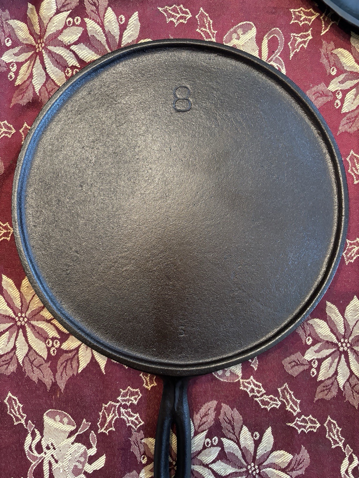 1930's-50's Lodge Cast Iron Griddle (Absolutely Perfect Condition) (Swirly)