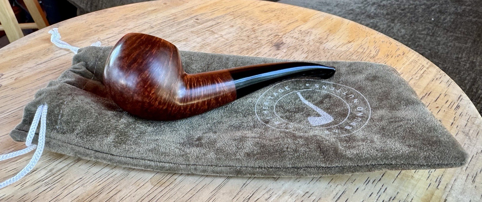 *Highest Grade* Bruno Nuttens Heritage Bent Apple H4 2026 Estate Pipe
