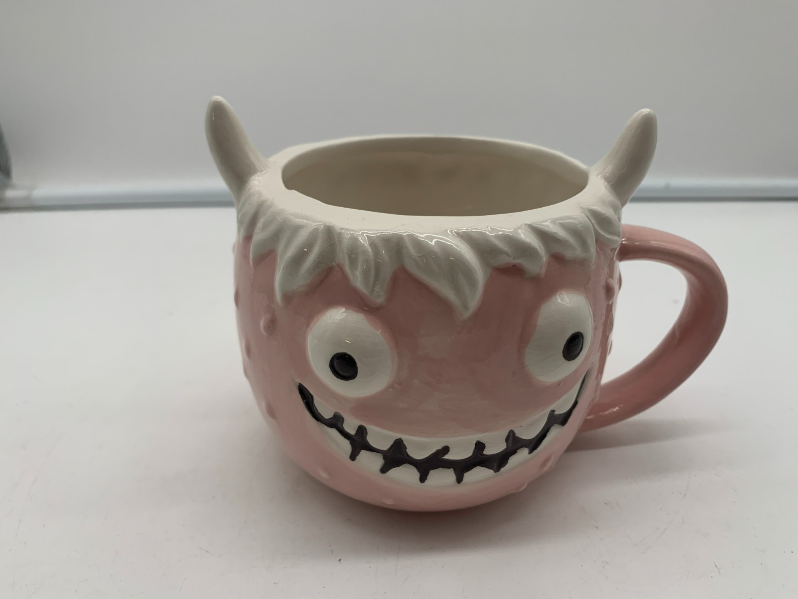 Ceramic 16oz Halloween Pink Monster Coffee Mug BB01B49018