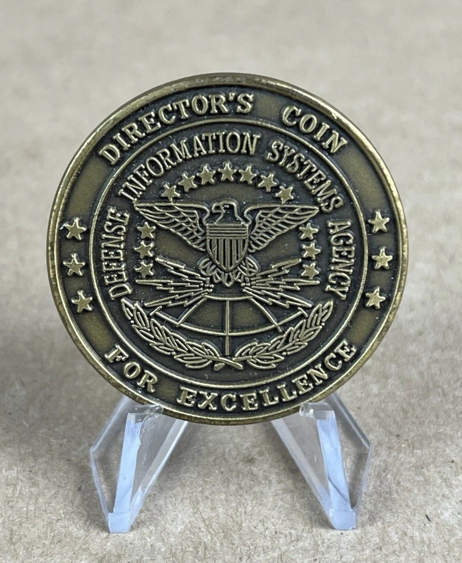 U.S. Defense Information Systems Agency Challenge Coin Director’s Coin NCS