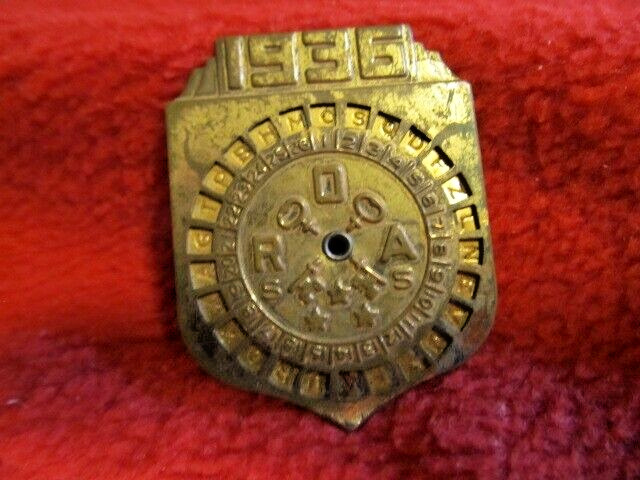 Little Orphan Annie Radio Show 1936 Secret Compartment Decoder Pin Badge Pinback