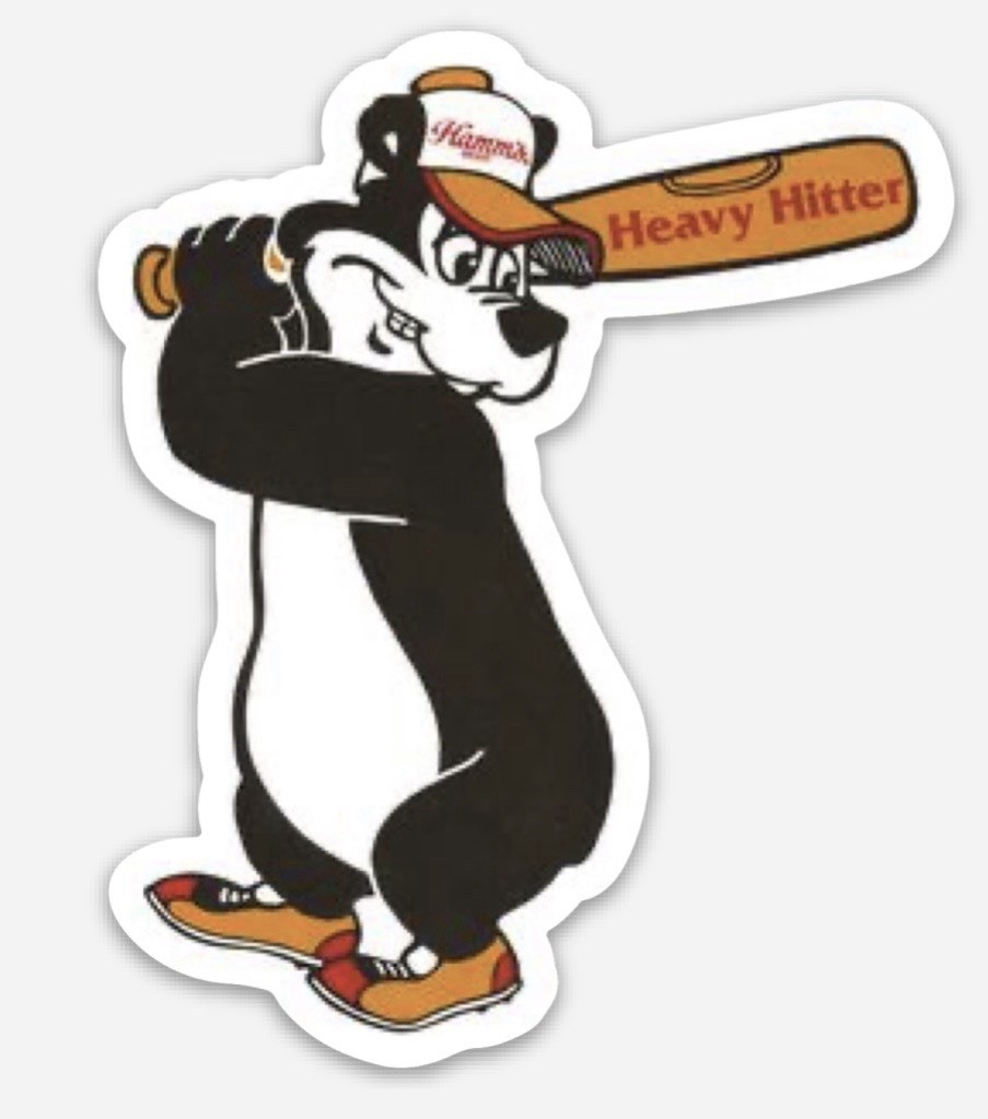 HAMM\'S Custom Sasha Baseball bear beer MAGNET fridge toolbox magnet