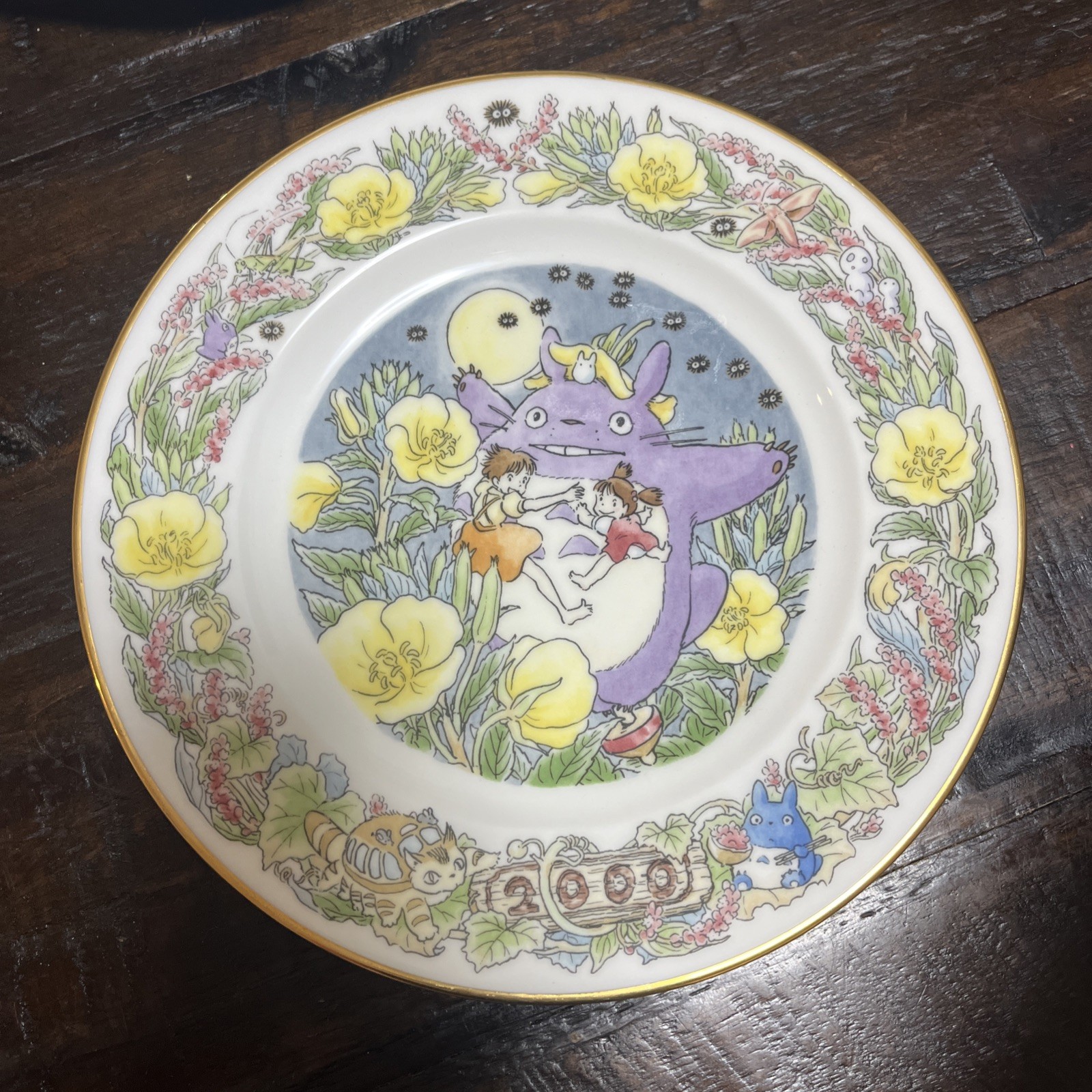 Noritake Ghibli My Friend Totoro Yearly Plate 2000