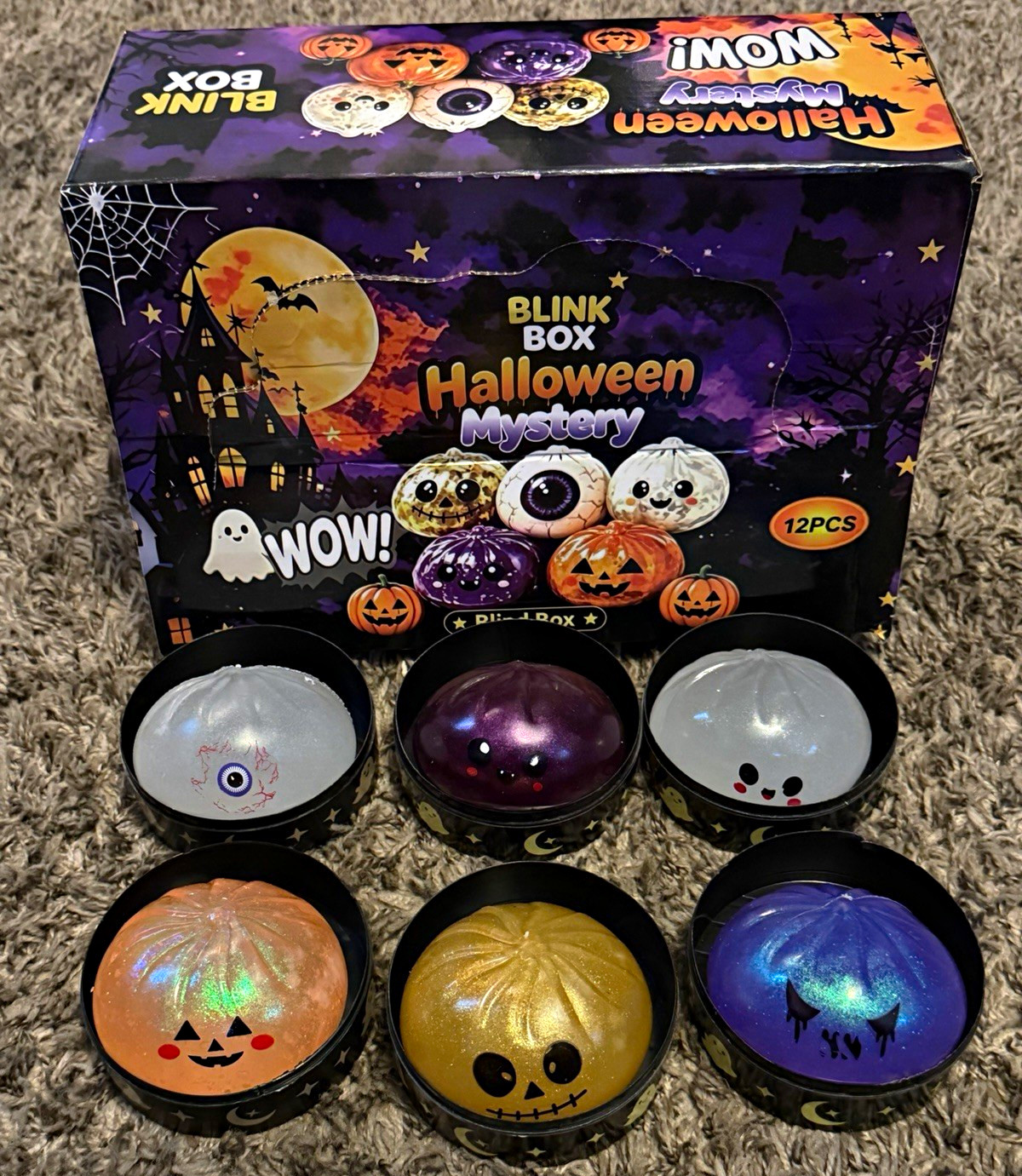 Halloween Mystery Blind Pack Set, Halloween Theme, 12-Pack, Multicolor Halloween Mystery Blind Pack Set, Halloween Theme, 12-Pack, Multicolor