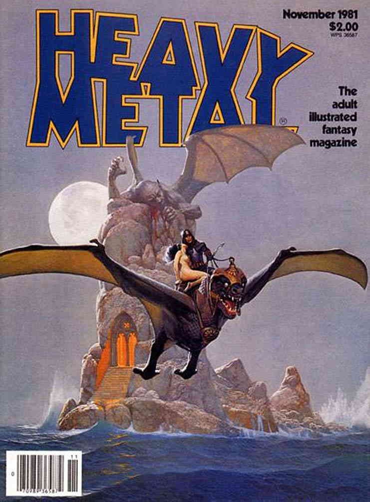 Heavy Metal #57 (Newsstand) FN; HM | November 1981 magazine - w/Bag+Board