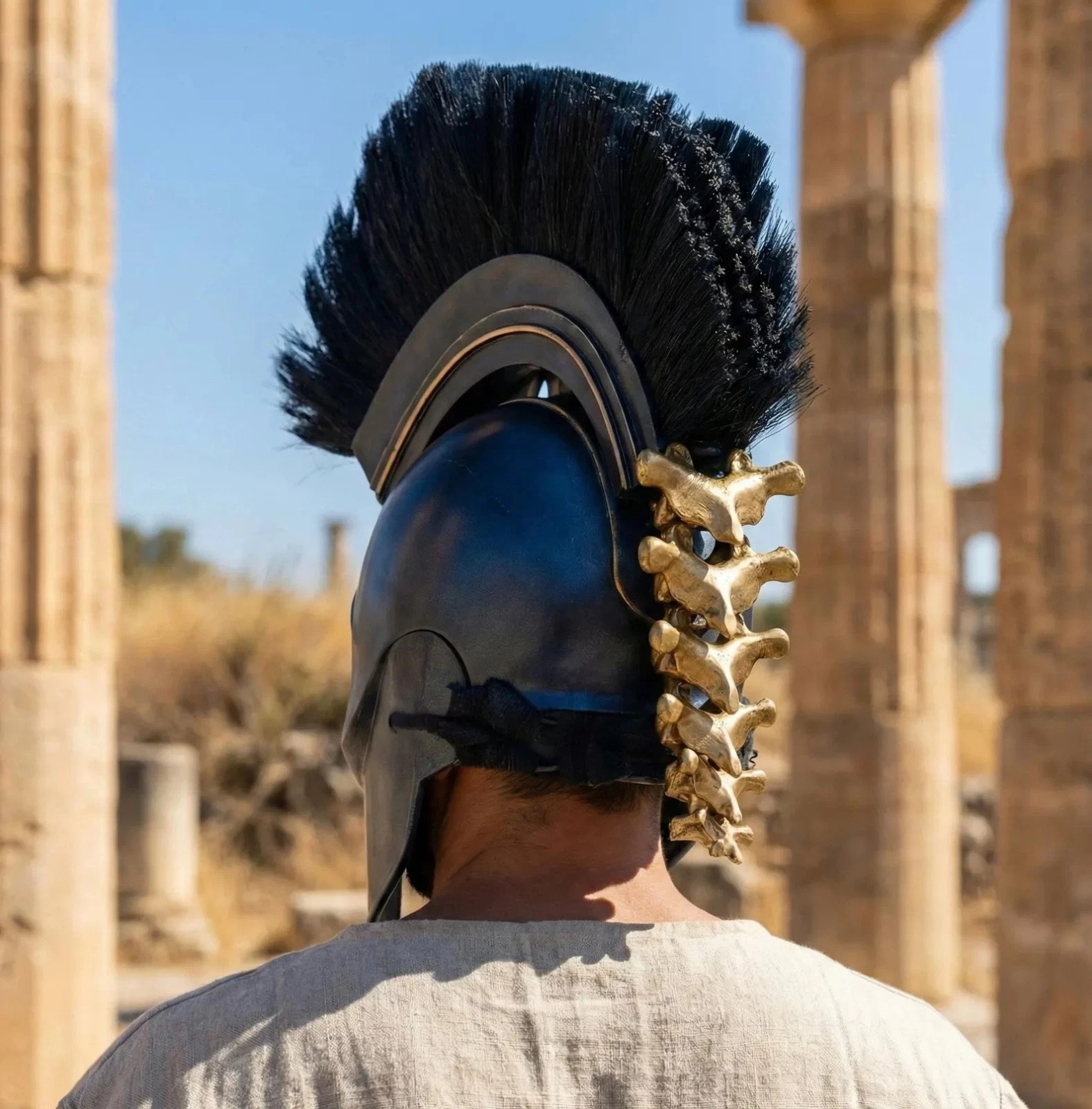 The Odyssey Movie King Agamemnon Helmet Replica Cosplay Halloween Costume