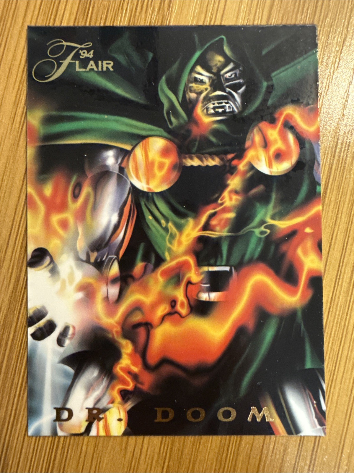 1994 Flair Marvel Annual - Power Blast - #18 Doctor Doom
