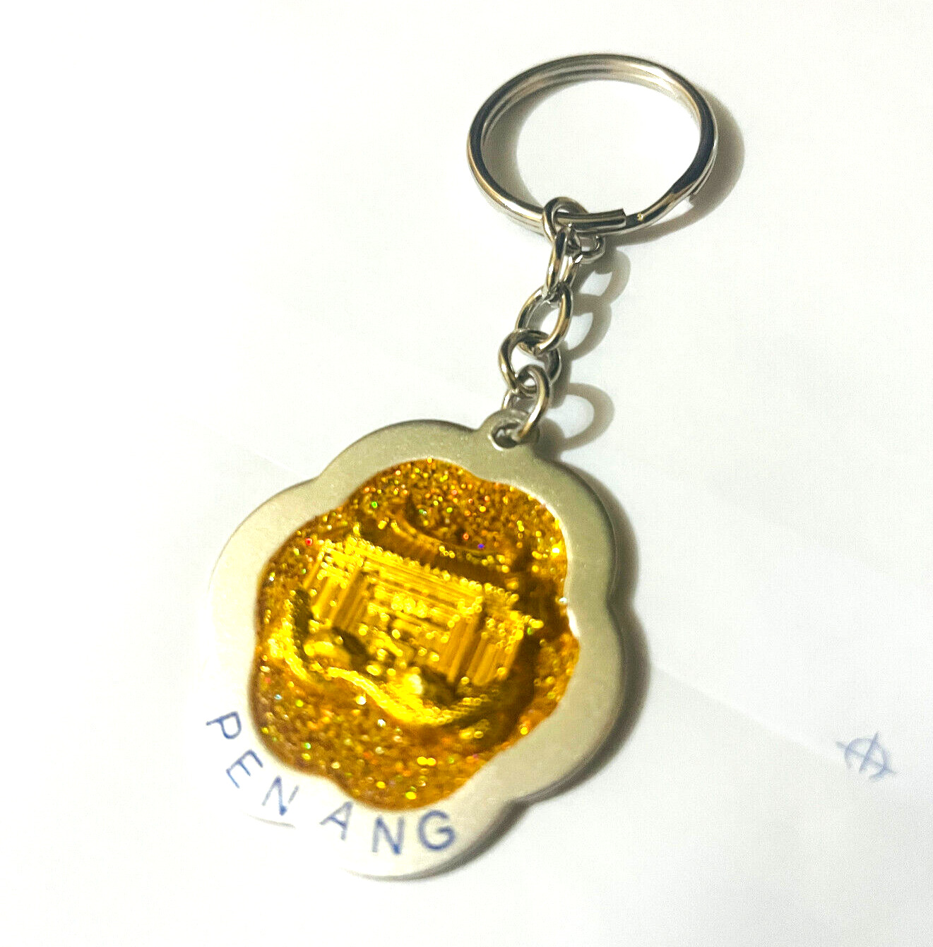 Decorative Fashion Metal Key Tag Key Chain Key Ring Cute Gift Kids Flower Style