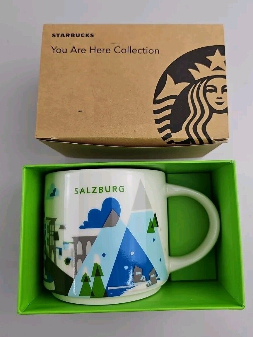 Starbucks Salzburg You Are Here Collection Mug 414ml Limited Edition