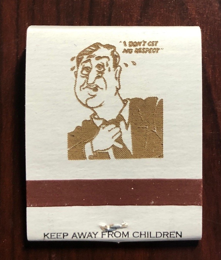 Vintage Rodney Dangerfield's Comedy Club Matchbook 70s NYC Matches New York Rare
