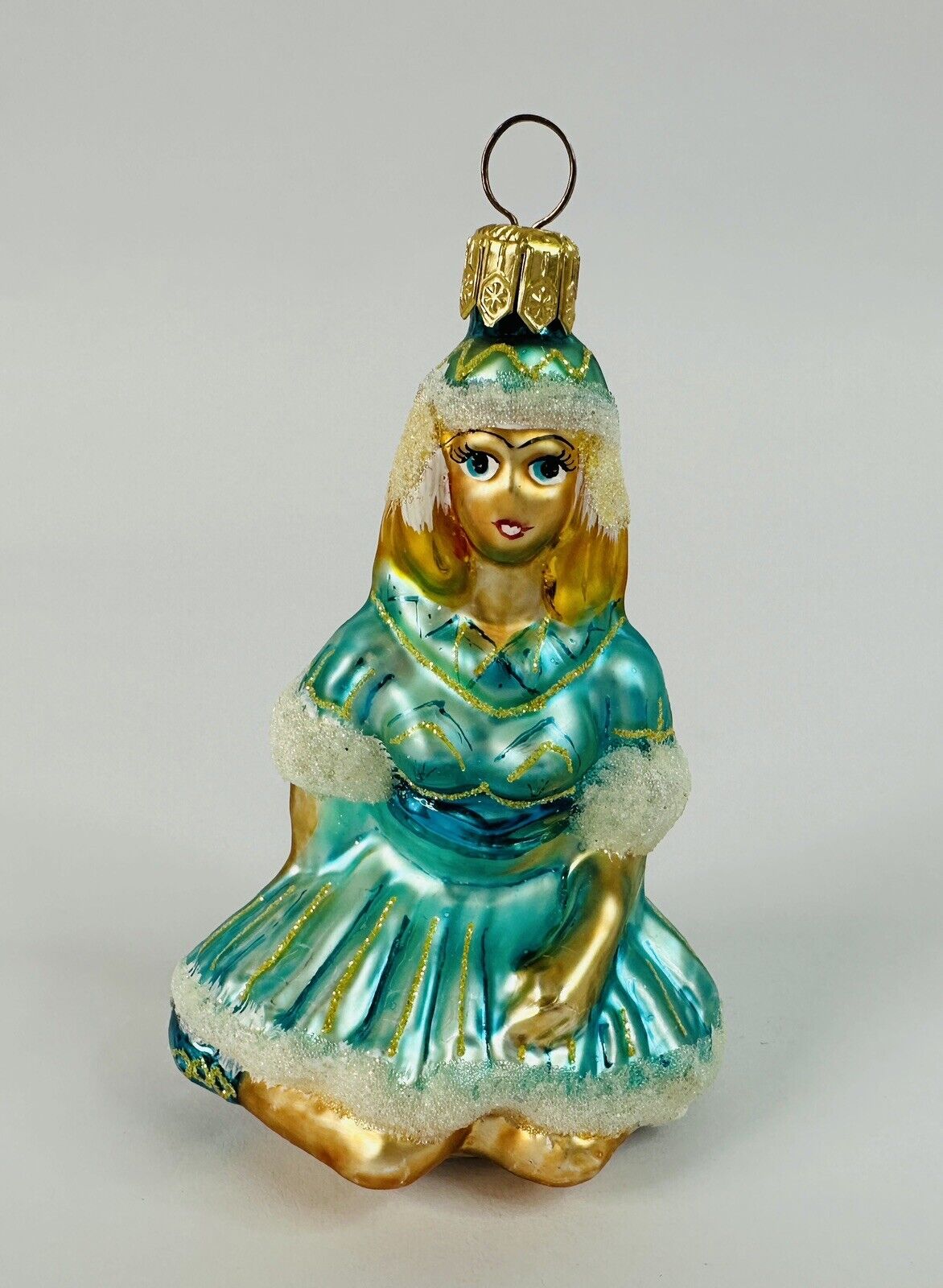 Christopher Radko “Snow Fairy” Hand-Blown Glass Christmas Ornament
