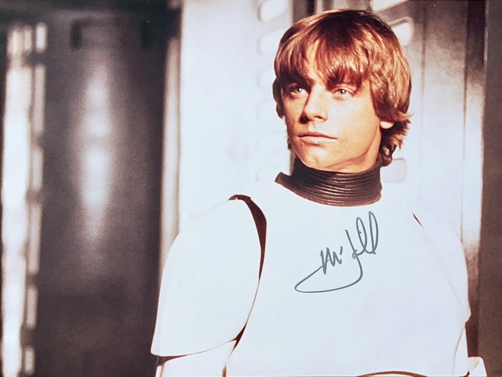 Mark Hamill Star Wars Luke as Stormtrooper Autograph 8x10 READ DESCRIPTION