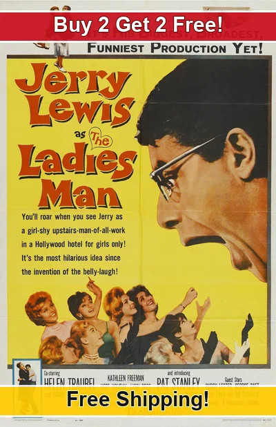 The Ladies Man 1961-01 11x17 Movie TV Show Poster Buy 2 Get 2 Free 