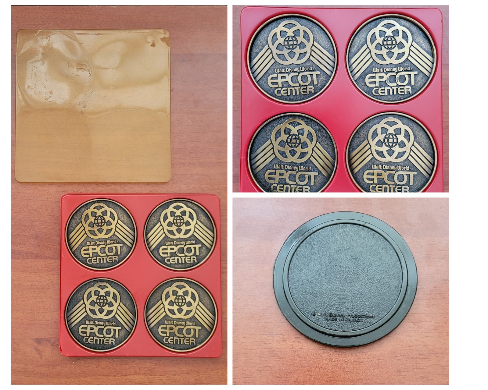 Vintage Epcot Center Walt Disney World Metal 3 1/4\