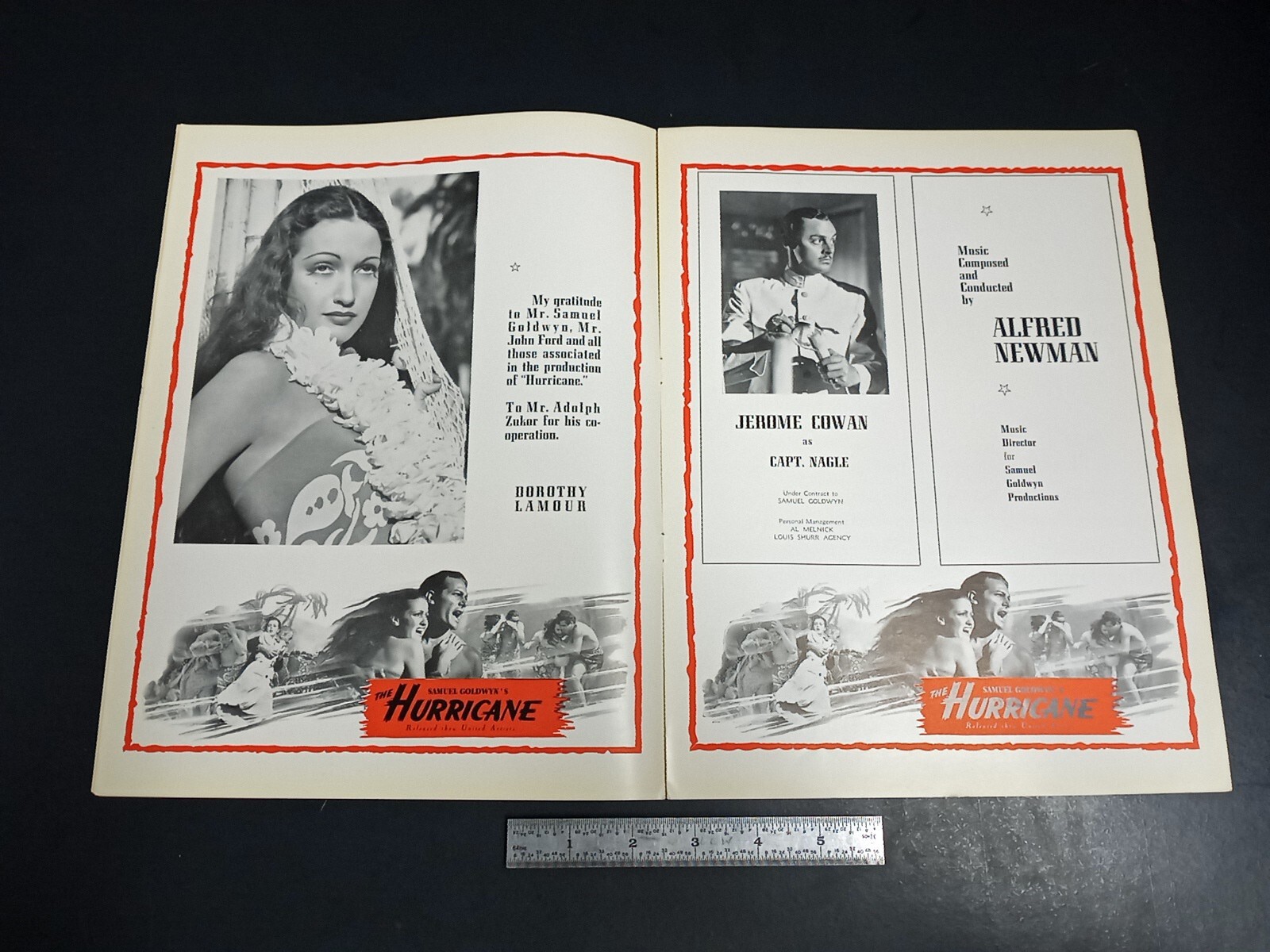 Hollywood Reporter Nov 18 1937 The Hurricane Dorothy Lamour Jon Hall Mussolini 