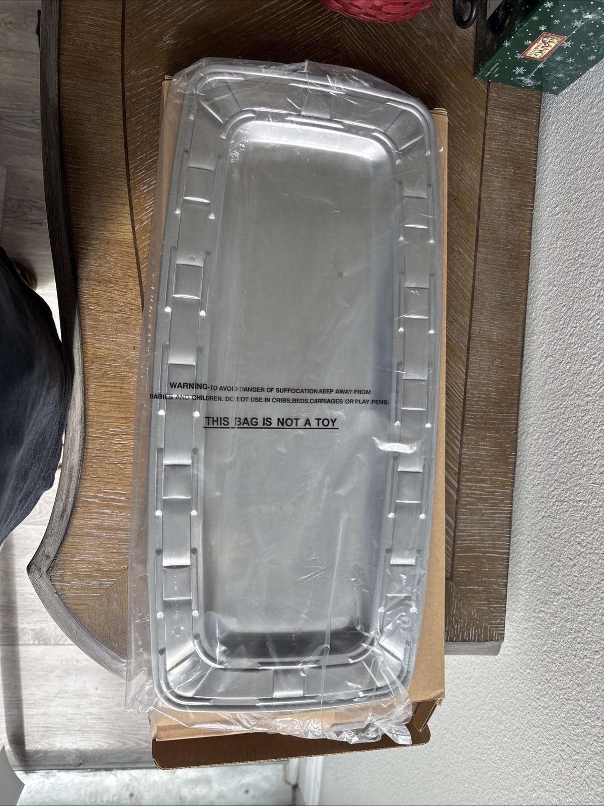 Longaberger Woven Traditions  Pewter Metalware Rectangular Tray Serving Platter