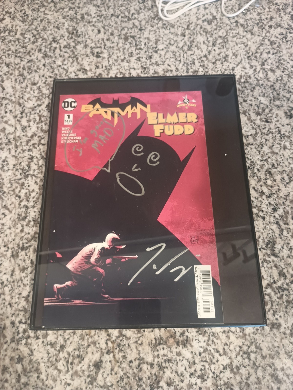 Batman Elmer Fudd #1 Cover A DC Looney Tunes Comics 2017 Tom King Autographed 