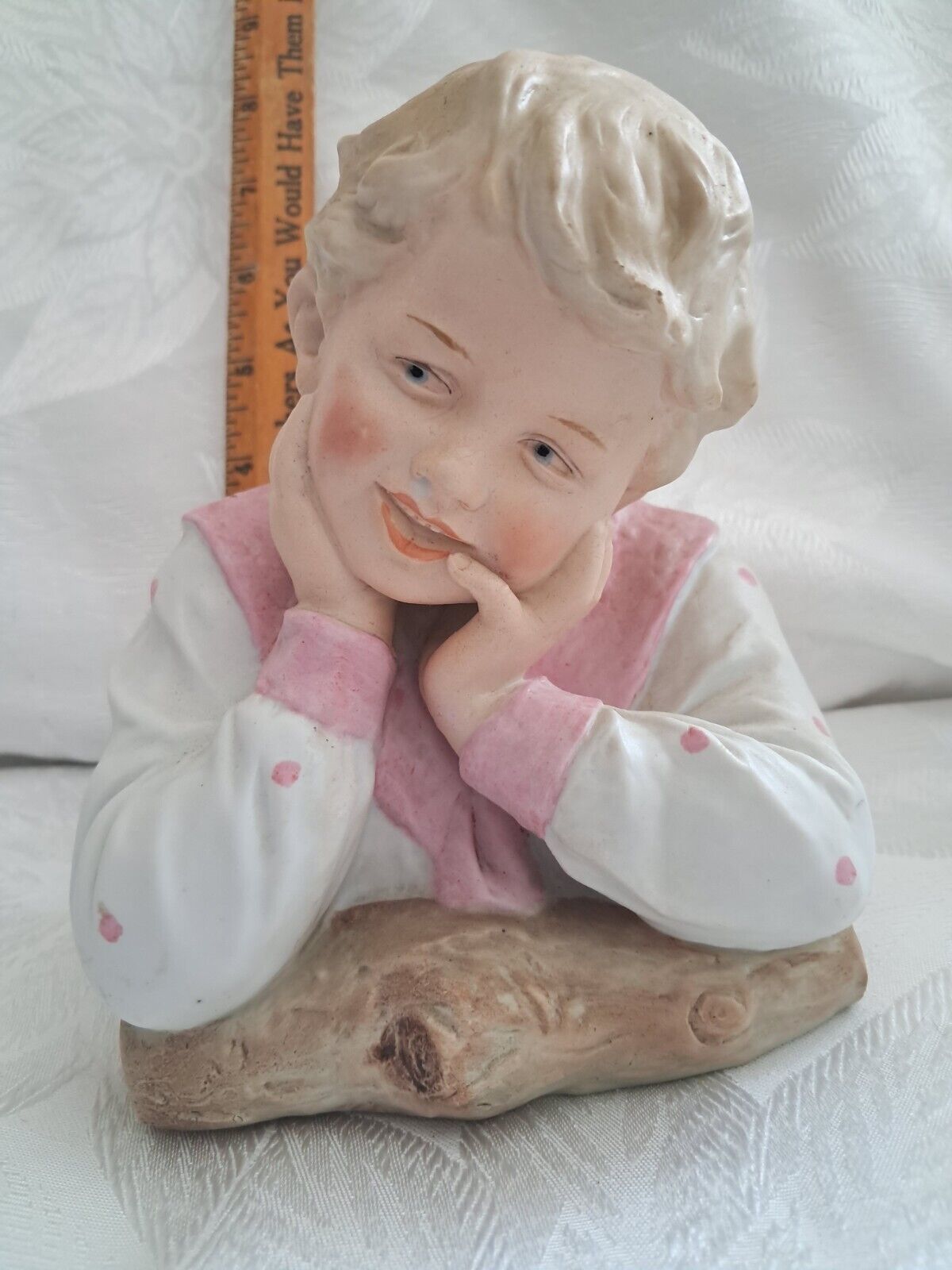 Antique Bisque Heuback Boy Figurine, Doll