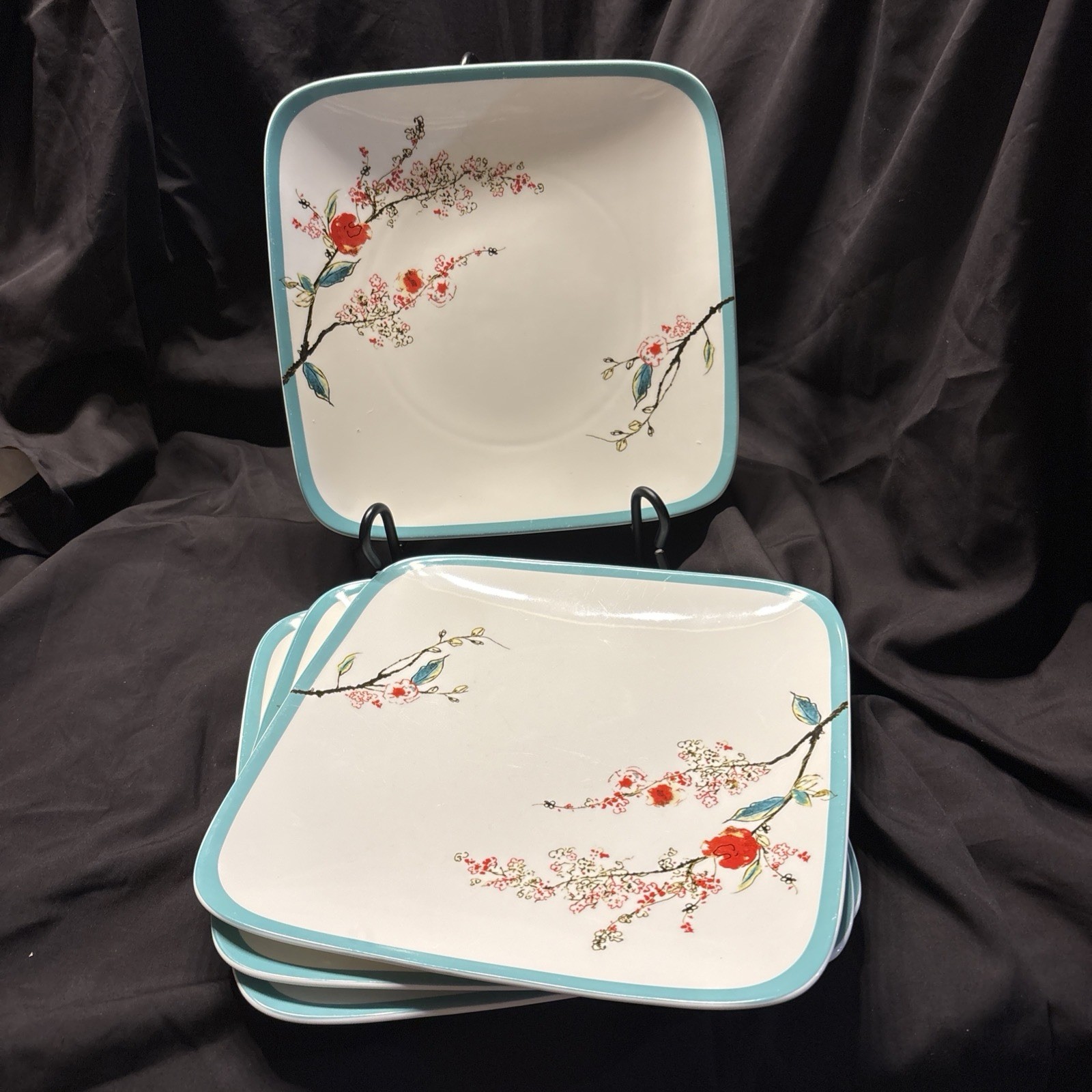 Lenox “Chirp” Square Dinner Plate 10” X 10” Mint Unused
