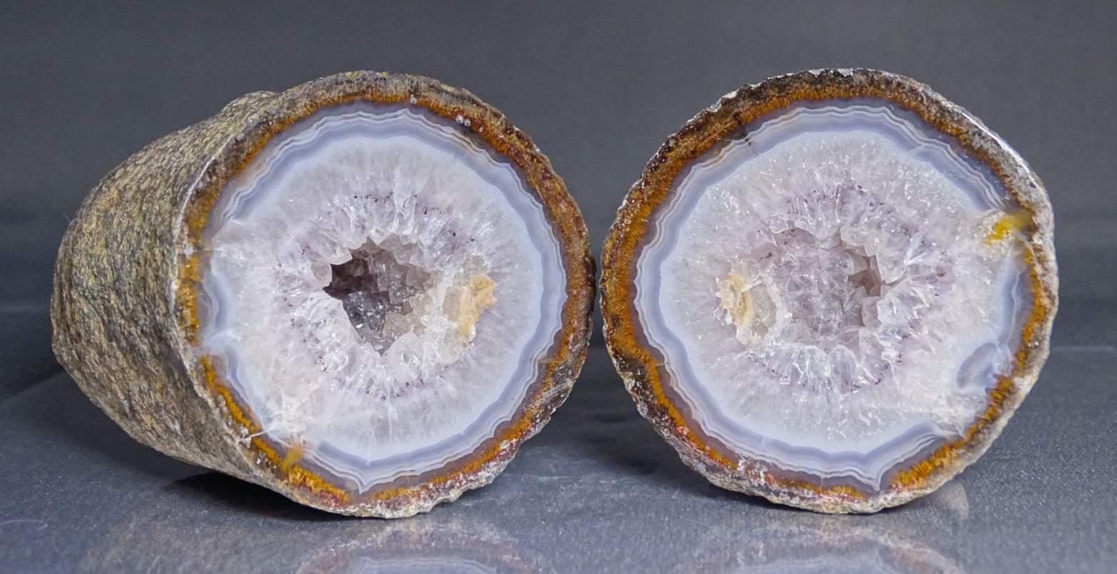 Chinese Fighting Blood Agate Pair Collector Rock Middle Class Mine China