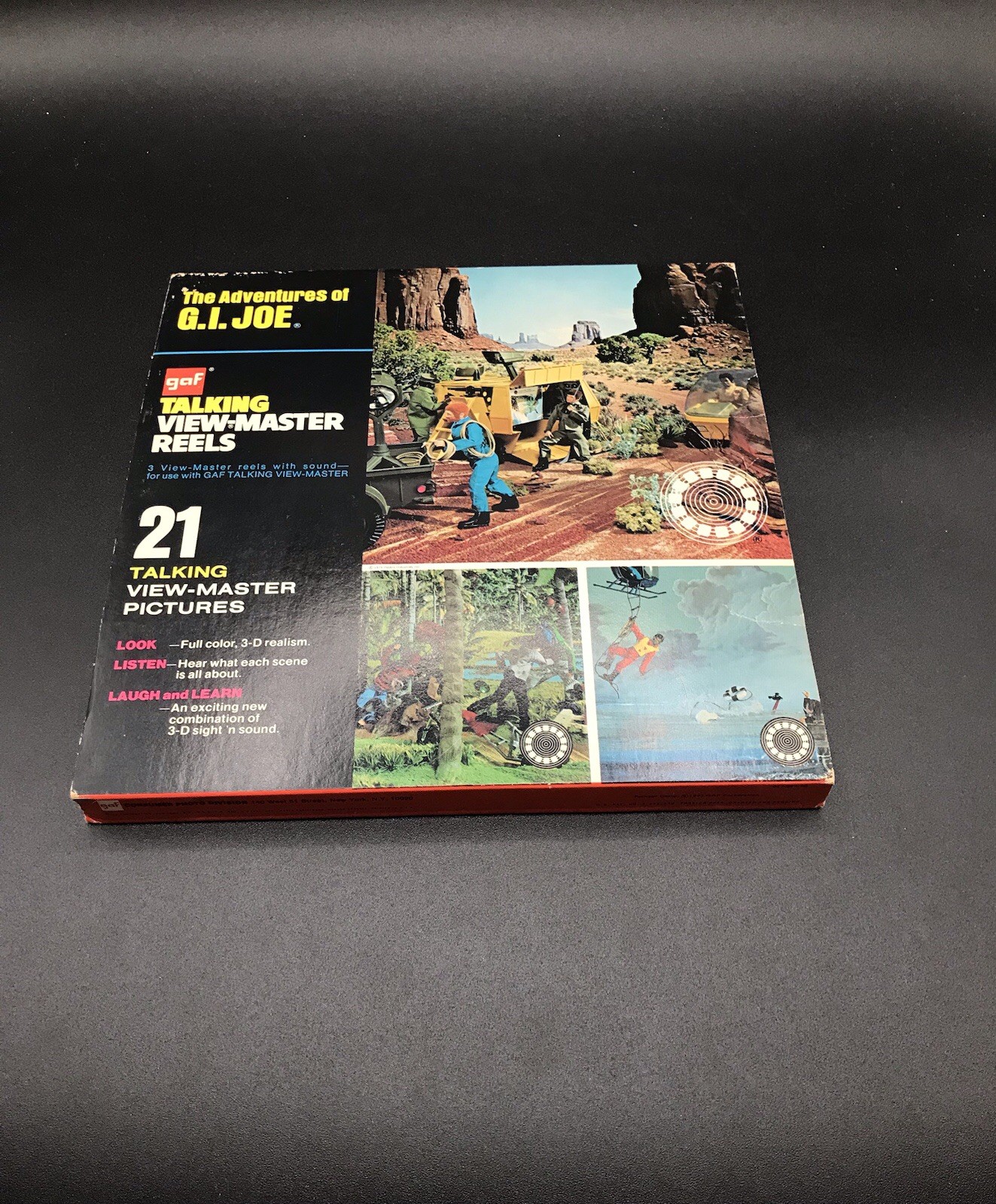 The Adventures of G.I. Joe 3D View-Master *2 Reels in Packet