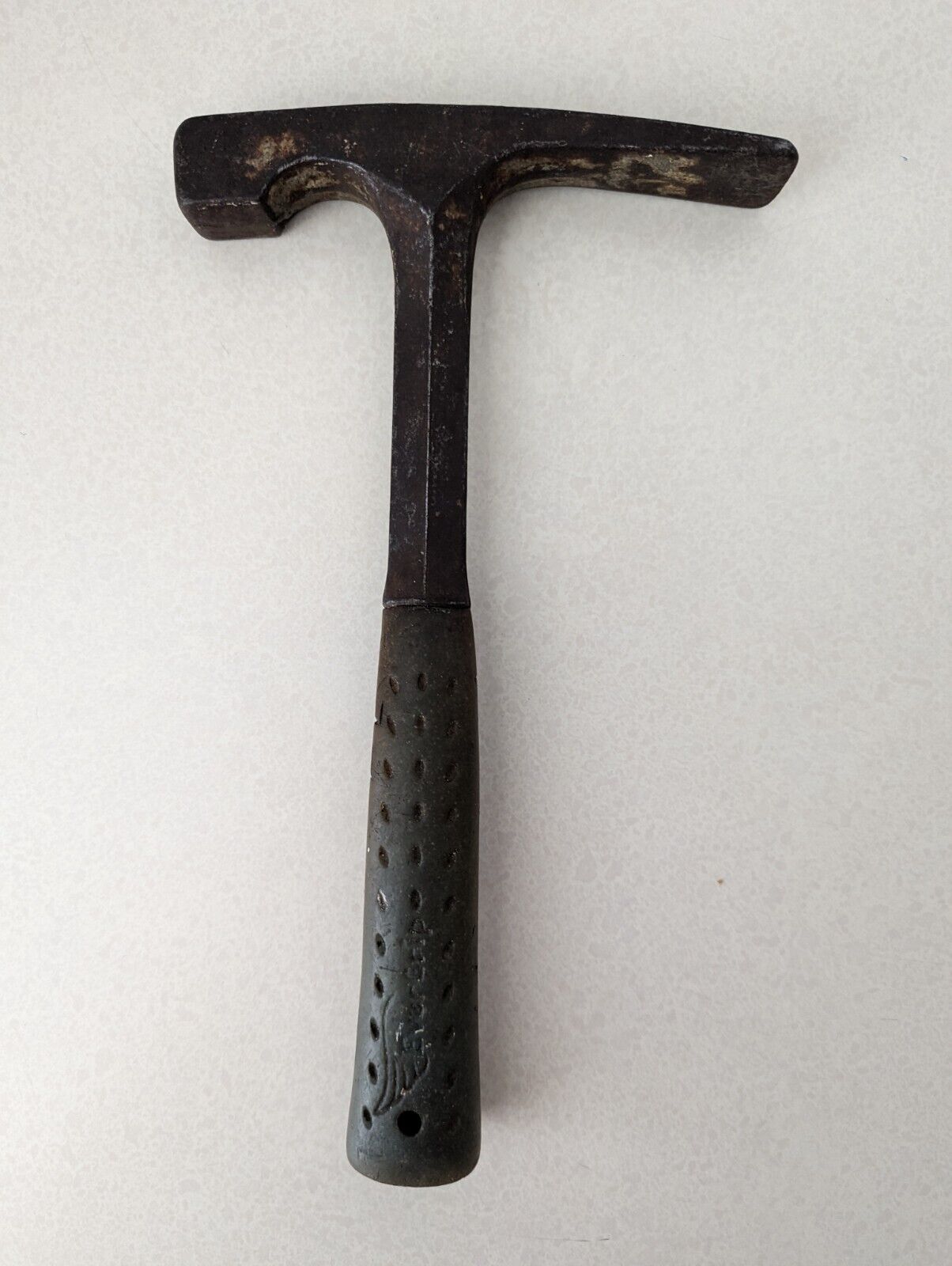 Vintage Estwing Evergrip Brick Hammer w/Green Handle