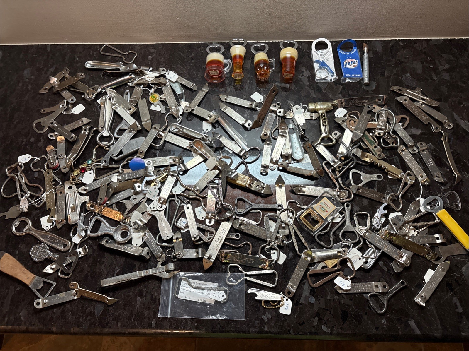 Vintage Lot Of 185 Can & Bottle Openers Royal Crown Genesee Miller Hamms Coke ++ Vintage Lot Of 185 Can & Bottle Openers Royal Crown Genesee Miller Hamms Coke ++