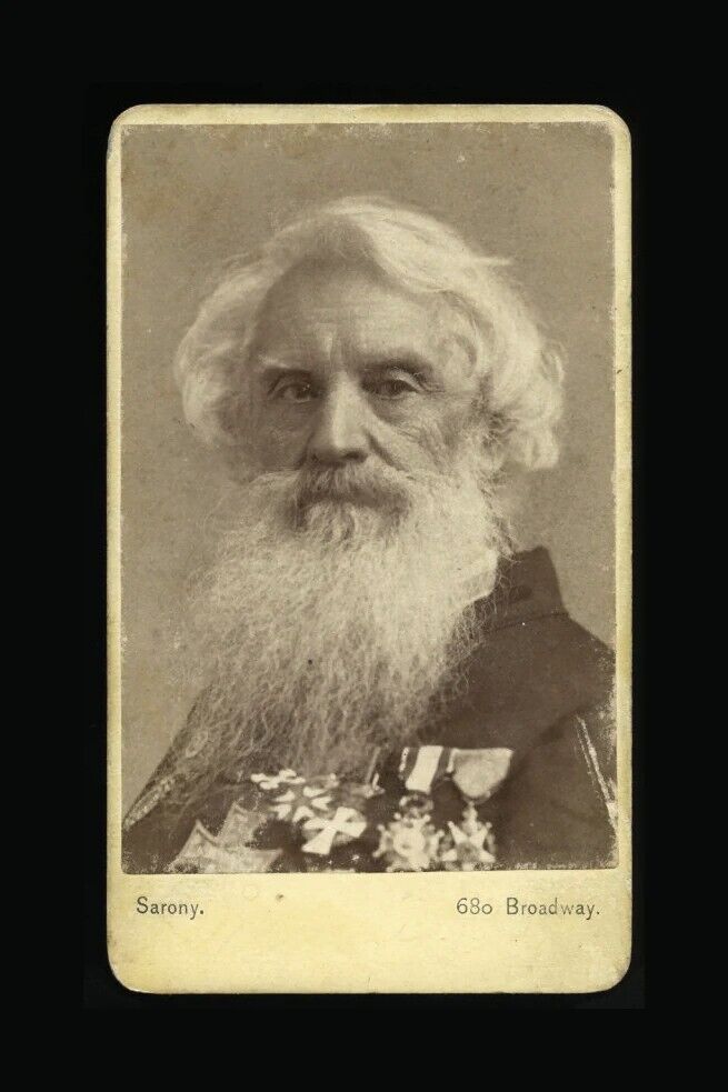 Original c1872 CDV Photo of American Inventor Samuel Morse by Sarony New York
