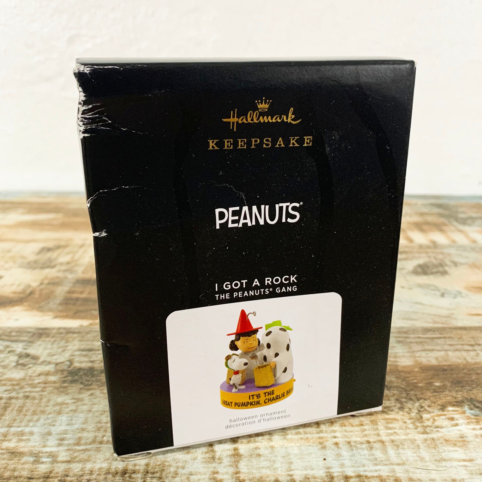 Hallmark The Peanuts Gang I Got Rocks Halloween Magic Sound Ornament 2021