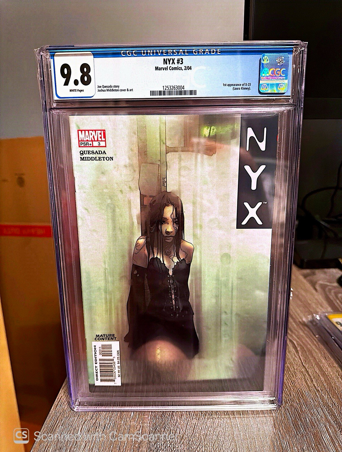 NYX #3 (2004) CGC 9.8 White Pages Marvel Comics 1st App X-23 (Laura)