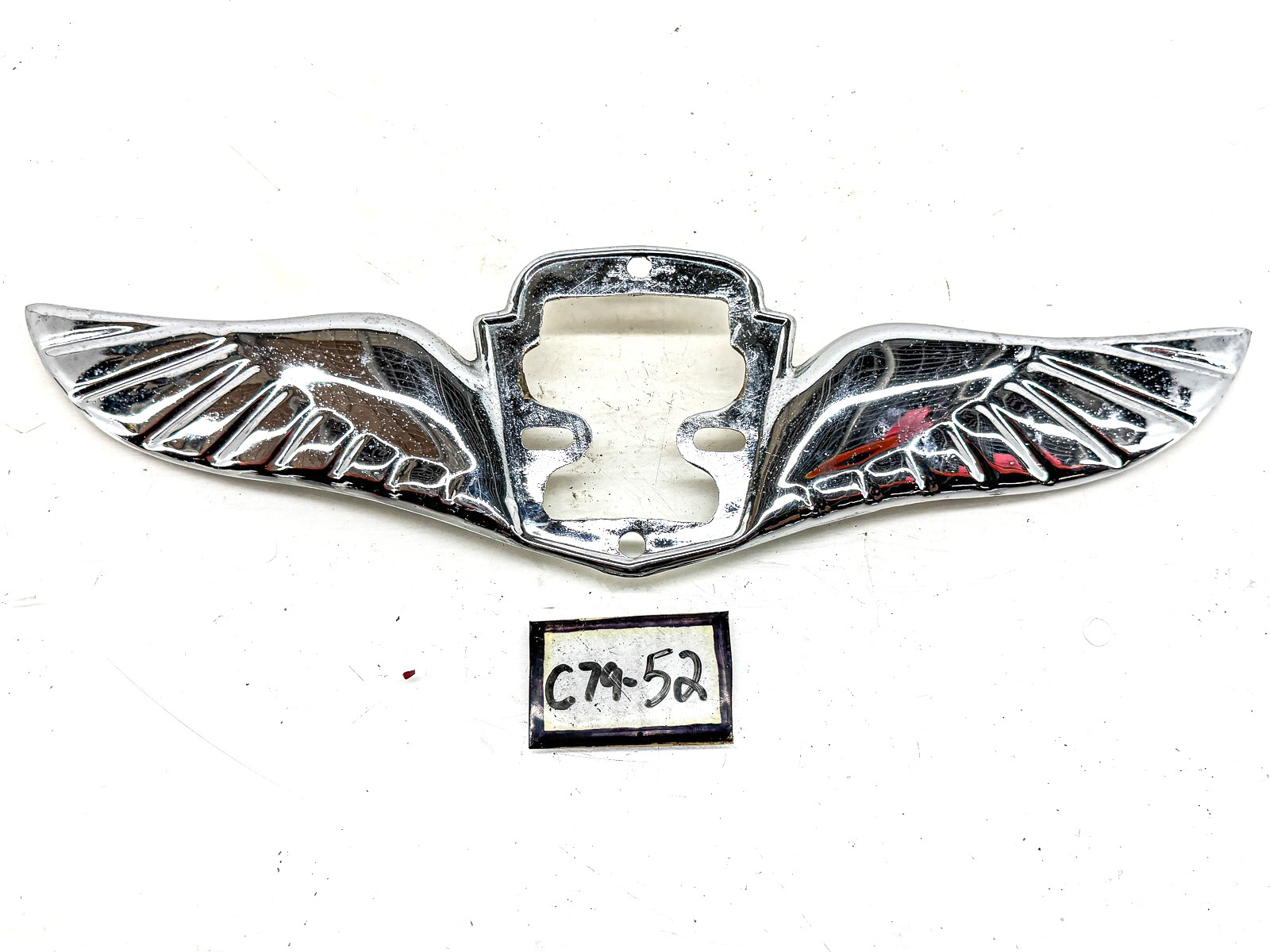RARE Original 1950 1951 FORD Accessory HOOD TRUNK Emblem WING Ornament C79-52