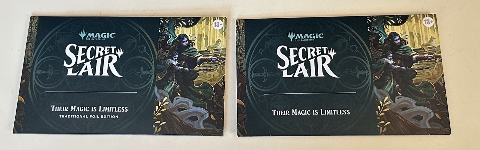 2X MAGIC TG Secret Lair Their Magic is Limitless Foil Edition 7 Cards SEALED NEW