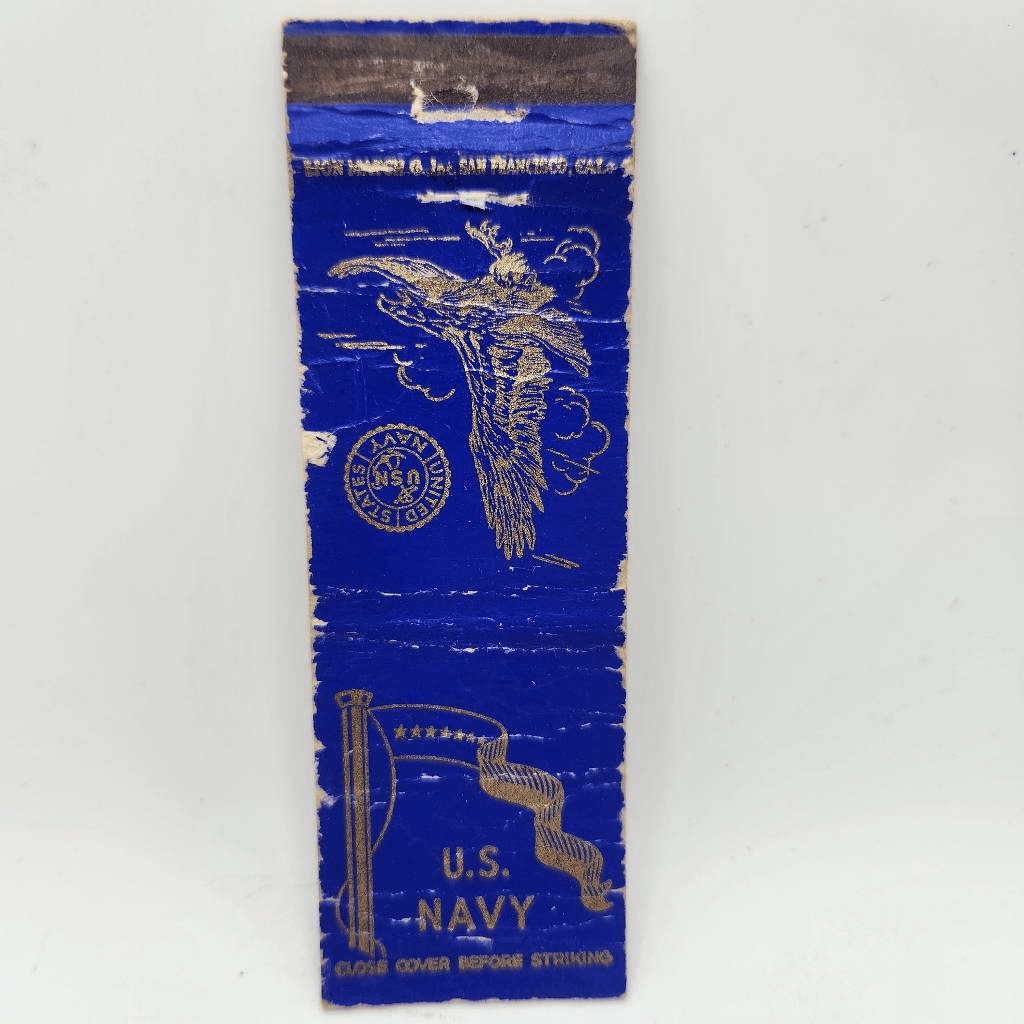 Vintage Matchcover U.S. Navy Eagle