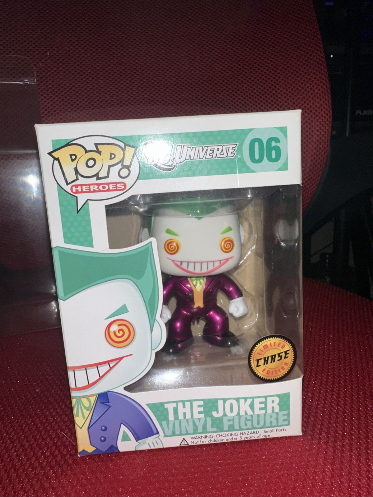 The Joker Metallic Chase Edition #06 Funko Pop The Joker Metallic Chase Edition #06 Funko Pop